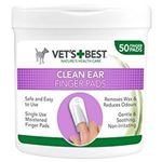 Vet's Best - Servetele pentru curatirea urechilor - 50 buc
