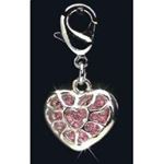 IPTS - Medalion Luxo Pet Heart Pink