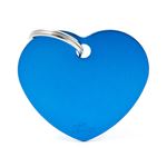MyFamily - Medalion Inima aluminiu L albastru