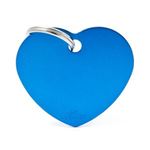 MyFamily - Medalion Inima aluminiu S albastru