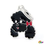 MyFamily - Medalion Poodle negru