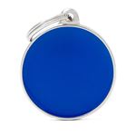 MyFamily - Medalion rotund L albastru