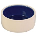 Trixie - Castron ceramic 0,3 l/12 cm crem/albastru / 2450