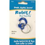 Rubit - Dog Tag Clip clasic albastra