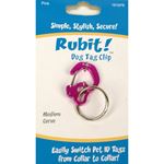 Rubit - Dog Tag Clip clasic roz