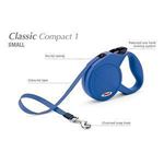 Flexi - Lesa Classic Compact banda S 5 m albastra