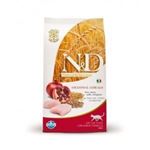N&D Cat Adult Low Grain - Pui si rodie - 10 kg