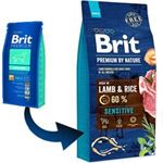 Brit Premium by Nature Adult Sensitive - Miel si orez - 15 kg