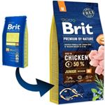 Brit Premium by Nature Junior M - 15 kg