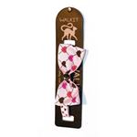 Walkit - Zgarda Bow Tie 1,0 x 32 cm roz