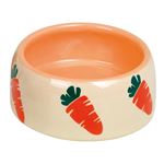 Nobby - Castron ceramic Carrot - 250 ml bej/portocaliu