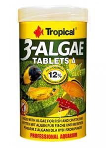 Tropical - 3-Algae Tablets A - 50 ml/36 g/80 buc