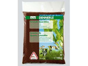 Dennerle - Crystal Quartz Gravel Dark Brown - 1 kg