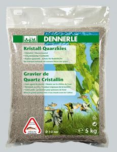 Dennerle - Crystal Quartz Gravel Dark Brown - 5 kg