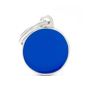 MyFamily - Medalion rotund S albastru