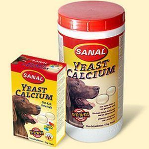 Sanal Dog - Yeast calcium - 100 tab