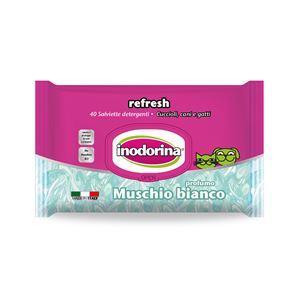 Inodorina - Servetele umede Refresh mosc alb - 40 buc