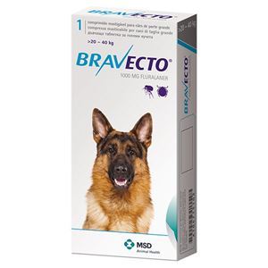 Bravecto 1000 mg (20-40 kg) - 1 tab
