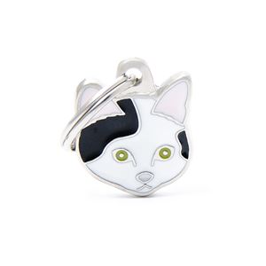 MyFamily - Medalion pisica europeana black & white