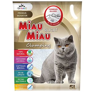 Miau Miau - Clumping Silicat - 5 l