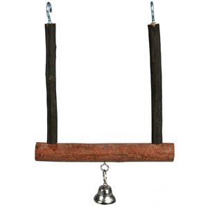 Trixie - Leagan de lemn cu clopotel 12 x 15 cm / 5831