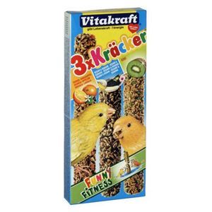 Vitakraft - Baton cu portocale, susan si banane pentru canari - 3 buc