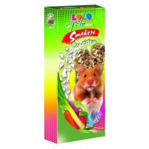 Lolo pets - Batoane cu legume hamsteri - 90 g