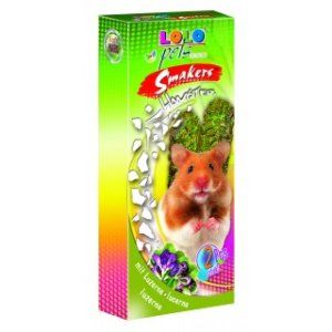 Lolo pets - Batoane cu lucerna hamsteri - 90 g