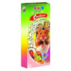 Lolo pets - Batoane cu musli hamsteri - 90 g