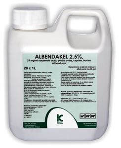 Albendakel 2,5% - 1 l